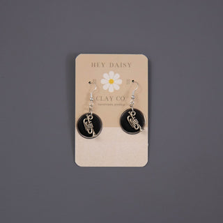 Hey Daisy Clay Co. - Trumpet Earrings - Houghton Horns