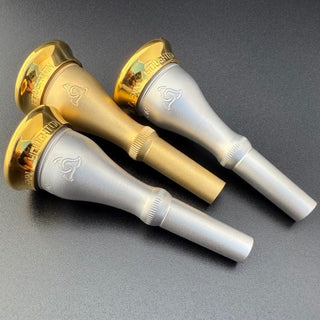 Houghton Horns Model H2 10th Anniversary Gold H - Kote - French Horn Two - Piece Mouthpiece Rim - Houghton Horns