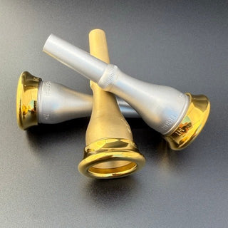 Houghton Horns Model H2 10th Anniversary Gold H - Kote - French Horn Two - Piece Mouthpiece Rim - Houghton Horns