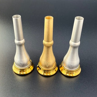 Houghton Horns Model H3 10th Anniversary Gold H - Kote - French Horn Two - Piece Mouthpiece Rim - Houghton Horns