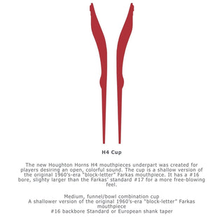 Houghton Horns Model H4 - French Horn Two-Piece Mouthpiece Underpart