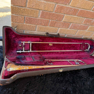 King 2B Silver Tone Tenor Trombone - Serial  201560 (Pre - Owned) - Houghton Horns