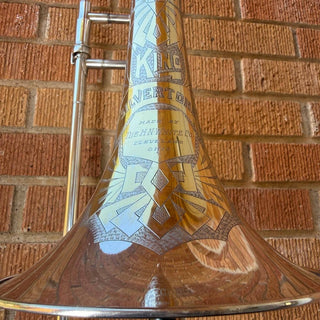 King 2B Silver Tone Tenor Trombone - Serial  201560 (Pre - Owned) - Houghton Horns