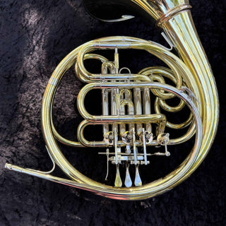 Lewis & Dürk LDx5 "Rhenish" Anniversary Edition - F/Bb Double French Horn - Yellow Brass - Detachable Bell - Unlacquered Finish - Houghton Horns