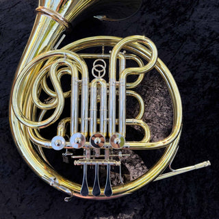 Lewis & Dürk LDx5 "Rhenish" Anniversary Edition - F/Bb Double French Horn - Yellow Brass - Detachable Bell - Unlacquered Finish - Houghton Horns