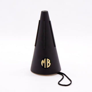 Marcus Bonna Black Fiberglass - Straight Mute for French Horn - Houghton Horns