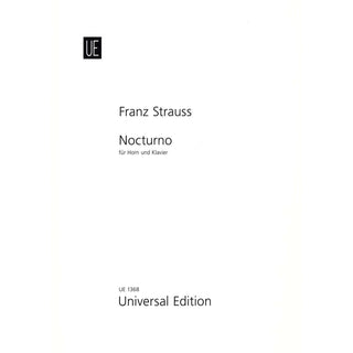 Nocturno Op. 7 by Franz Strauss for Horn and Piano
