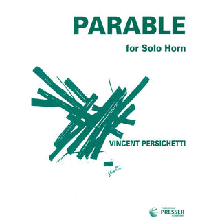 Parable for Solo Horn Opus 120 (Parable VIIIi) by Vincent Persichetti
