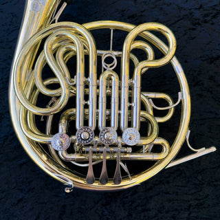 Paxman 20MYDC - F/Bb Double French Horn - Yellow Brass - Detachable Bell - Unlacquered Finish