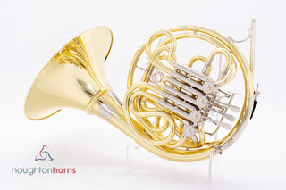 Paxman 23LYDC - F/Bb Double French Horn - Yellow Brass - Detachable Bell - Unlacquered Finish - Houghton Horns