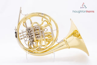 Paxman 23LYDC - F/Bb Double French Horn - Yellow Brass - Detachable Bell - Unlacquered Finish - Houghton Horns