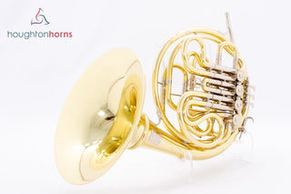 Paxman 23LYDC - F/Bb Double French Horn - Yellow Brass - Detachable Bell - Unlacquered Finish - Houghton Horns