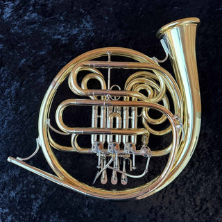 Paxman 27M - F/Bb Double French Horn - Yellow Brass - Detachable Bell - Lacquered Finish - Serial : 62000 (Pre - Owned) - Houghton Horns