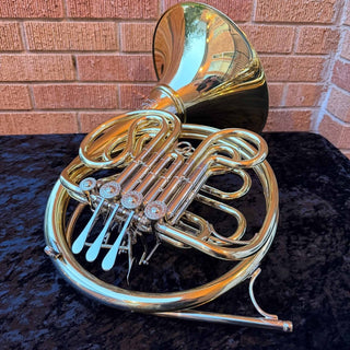 Paxman 27M - F/Bb Double French Horn - Yellow Brass - Detachable Bell - Lacquered Finish - Serial : 62000 (Pre - Owned) - Houghton Horns
