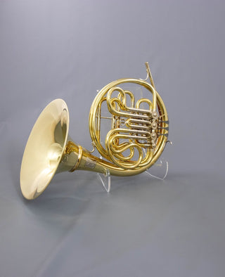 Paxman 27MYDC - F/Bb Double French Horn - Yellow Brass - Detachable Bell - Unlacquered Finish - Houghton Horns