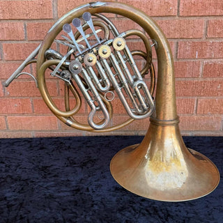 Paxman 40L Bb/High F Descant Horn - Gold Brass - Detachable Bell - Unlacquered Finish - Serial : 118413L (*AS - IS*) - Houghton Horns