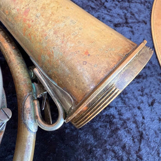 Paxman 40L Bb/High F Descant Horn - Gold Brass - Detachable Bell - Unlacquered Finish - Serial : 118413L (*AS - IS*) - Houghton Horns