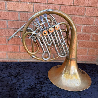 Paxman 40L Bb/High F Descant Horn - Gold Brass - Detachable Bell - Unlacquered Finish - Serial : 118413L (*AS - IS*) - Houghton Horns