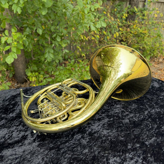 Paxman Academy - F/Bb Double French Horn - Yellow Brass - Fixed Bell - Lacquered Finish - Houghton Horns