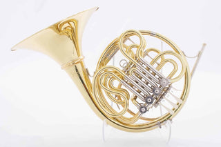 Paxman Series 4 - F/Bb Double French Horn - Yellow Brass - Detachable Bell - Lacquered Finish - Houghton Horns
