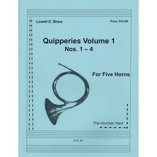 Quipperies, Vol. 1 for Five Horns by Lowell E. Shaw - Houghton Horns