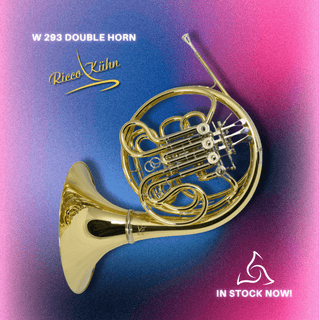 Ricco Kühn W 293 F/Bb Double Horn - Detachable Bell, Unlacquered Finish - Houghton Horns