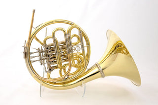 Ricco Kühn W 293 Innovation - F/Bb Double French Horn - Yellow Brass - Detachable Bell - Unlacquered Finish - Houghton Horns