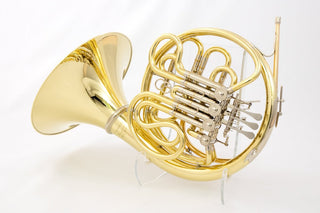 Ricco Kühn W 293 Innovation - F/Bb Double French Horn - Yellow Brass - Detachable Bell - Unlacquered Finish - Houghton Horns