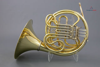 Ricco Kühn W 293 X - F/Bb Double French Horn - Yellow Brass - Detachable Bell - Unlacquered Finish - Houghton Horns