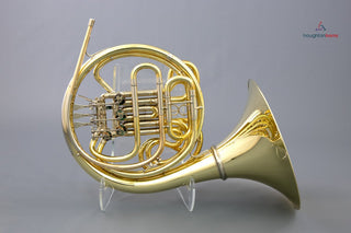 Ricco Kühn W 293 X - F/Bb Double French Horn - Yellow Brass - Detachable Bell - Unlacquered Finish - Houghton Horns