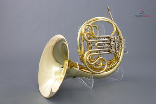 Ricco Kühn W 293 X - F/Bb Double French Horn - Yellow Brass - Detachable Bell - Unlacquered Finish - Houghton Horns