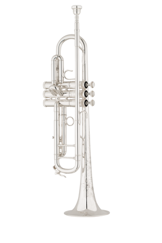 S. E. Shires Custom Series Model A - Bb Trumpet - Silver - Plated - Houghton Horns