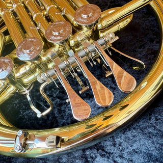 S.E. Shires Q20 - F/Bb Double French Horn - Yellow Brass - Detachable Bell - Lacquered Finish - Houghton Horns