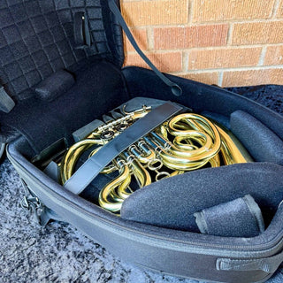 S.E. Shires Q21 - F/Bb Double French Horn - Yellow Brass - Detachable Bell - Lacquered Finish - Houghton Horns