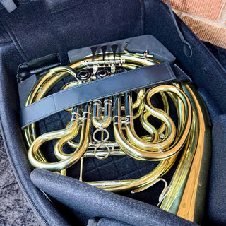 S.E. Shires Q21 - F/Bb Double French Horn - Yellow Brass - Detachable Bell - Lacquered Finish - Houghton Horns