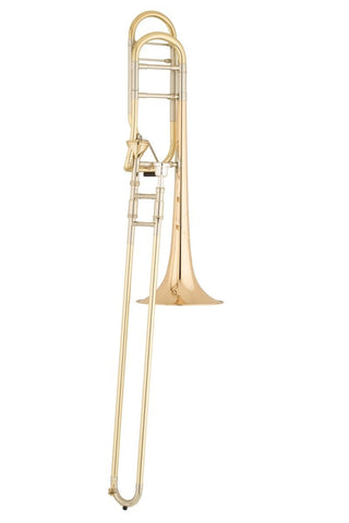 S.E. Shires Q30GA Q Series Tenor Trombone Gold Brass Bell Axial - Flow Valve - Houghton Horns
