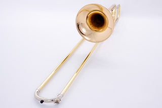 S.E. Shires Q30GR Q Series Tenor Trombone Gold Brass Bell Rotary Valve - Houghton Horns