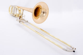 S.E. Shires Q36GR Q Series Bass Trombone Gold Brass Bell Rotary Valve - Houghton Horns