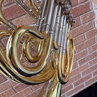 Verus K - F/Bb Double French Horn - Yellow Brass - Detachable Bell - Unlacquered Finish - Houghton Horns