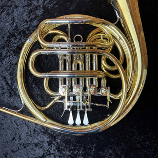 Verus K - F/Bb Double French Horn - Yellow Brass - Detachable Bell - Unlacquered Finish - Houghton Horns