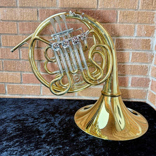 Verus K - F/Bb Double French Horn - Yellow Brass - Detachable Bell - Unlacquered Finish - Houghton Horns