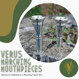Verus M1H - Marching French Horn One - Piece Mouthpiece - Houghton Horns