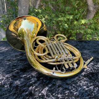 Verus Scholar - 3/4 Scale F Single French Horn - Yellow Brass - Fixed Bell - Lacquered Finish - Houghton Horns