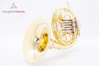 Verus V - F/Bb Double French Horn - Yellow Brass Detachable Bell Lacquered Finish - Houghton Horns