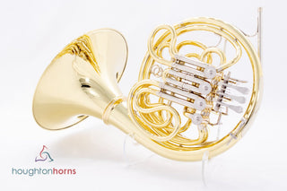 Verus V - F/Bb Double French Horn - Yellow Brass Detachable Bell Lacquered Finish - Houghton Horns
