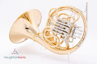 Verus VG - F/Bb Double French Horn - Gold Brass - Detachable Bell - Lacquered Finish - Houghton Horns