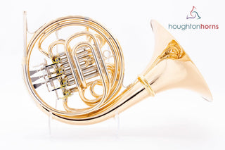 Verus VG - F/Bb Double French Horn - Gold Brass - Detachable Bell - Lacquered Finish - Houghton Horns