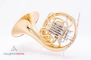 Verus VG - F/Bb Double French Horn - Gold Brass - Fixed Bell - Lacquered Finish - Houghton Horns