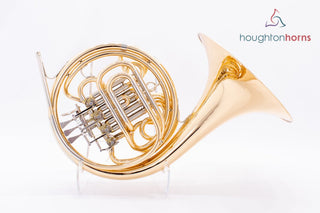 Verus VG - F/Bb Double French Horn - Gold Brass - Fixed Bell - Lacquered Finish - Houghton Horns