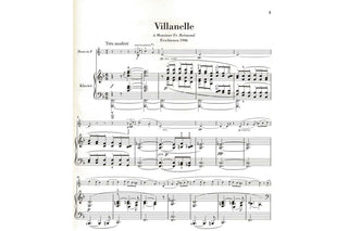 Villanelle for Horn and Piano by Paul Dukas (ed. Dominik Rahmer fing. Klaus Schilde) Henle Music Folios - Houghton Horns
